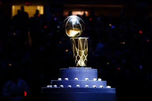 NBA Returns to Tradition with Trophy and Script Logo for NBA Finals Court Design