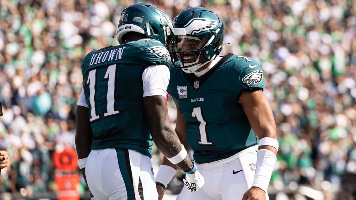 Jalen Hurts Shuts Down A.J. Brown Trade Rumors: 'Our Relationship is Really Good'