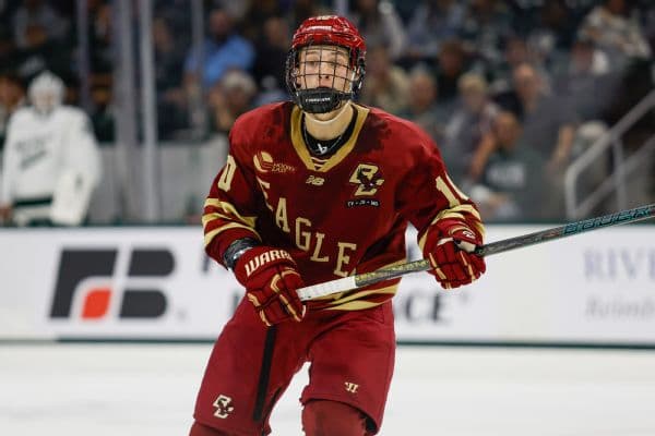 Boston Bruins Sign Top Prospect James Hagens to AHL Deal