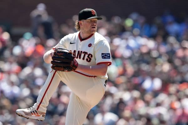 San Francisco Giants Place Ace Logan Webb on 15-Day IL with Knee Bursitis