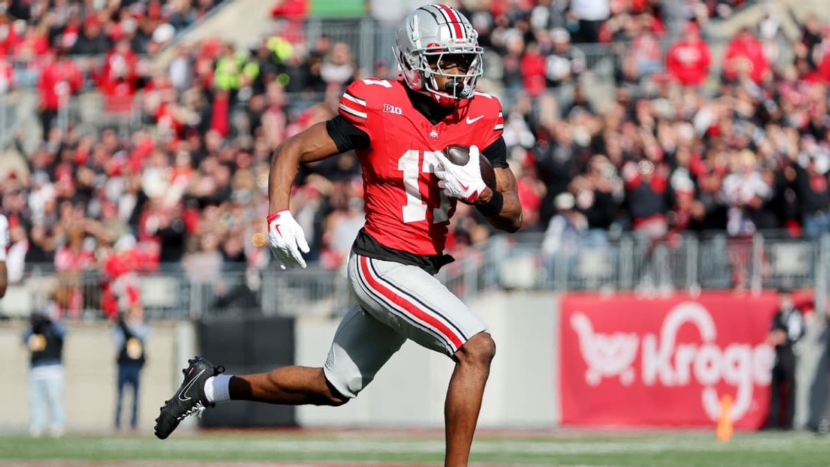 Carnell Tate Skips 40-Yard Dash at Ohio State Pro Day, Calls Metric 'Overvalued'