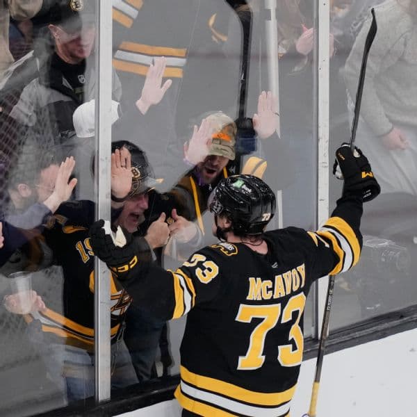 Charlie McAvoy Lifts Bruins Over Kings in OT After Losing Teeth Mid-Game