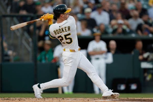 Athletics Star Brent Rooker Placed on 10-Day IL, Snapping 214-Game Streak