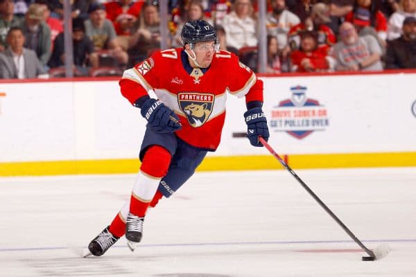 Florida Panthers Lose Evan Rodrigues for Season After Broken Finger Injury