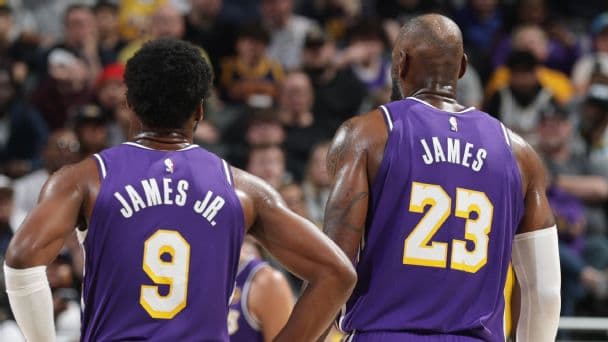 LeBron and Bronny James Make NBA History as First Father-Son Duo to Record an Assist to Each Other