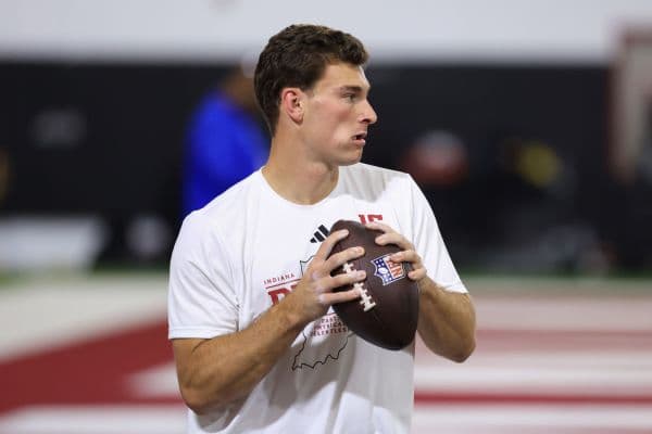 Expected No. 1 Pick Fernando Mendoza Dominates Indiana Pro Day Ahead of NFL Draft