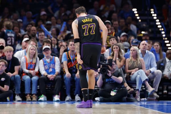 Luka Doncic Exits Lakers’ Game Against Thunder with Hamstring Strain