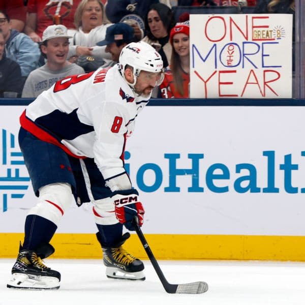 Alex Ovechkin Leads Washington Capitals to Season-Ending Victory Amid 'One More Year' Chants