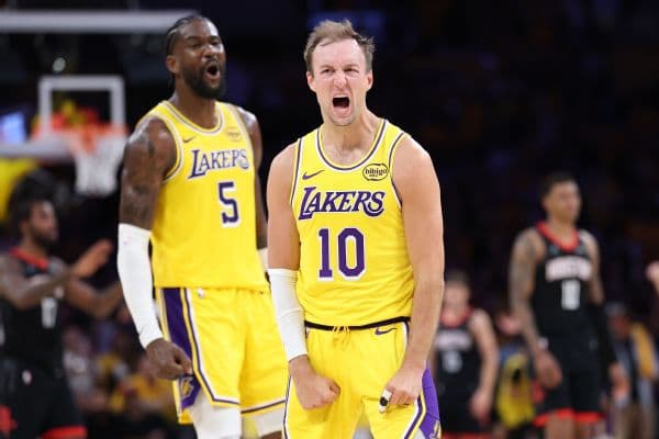 Luke Kennard and LeBron James Lead Short-Handed Lakers to Game 1 Upset Over Rockets