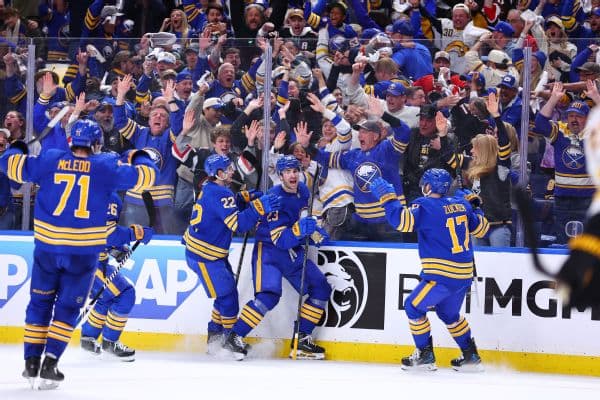 Buffalo Sabres Stage Epic Third-Period Comeback to Beat Bruins in Game 1