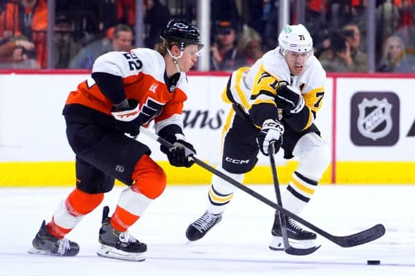 Flyers Erupt for Three Goals in Second Period to Push Penguins to Brink of Elimination