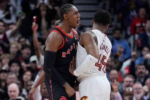RJ Barrett and Scottie Barnes Combine for 66 as Toronto Raptors Rout Cavaliers in Game 3