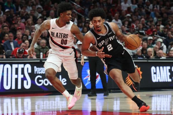 Dylan Harper and Stephon Castle Lead Spurs Rally Past Blazers in Game 3