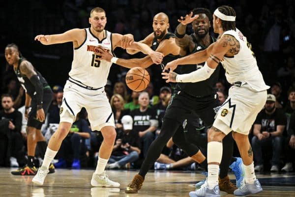 NBA Fines Nikola Jokic and Julius Randle After Nuggets-Timberwolves Game 4 Skirmish