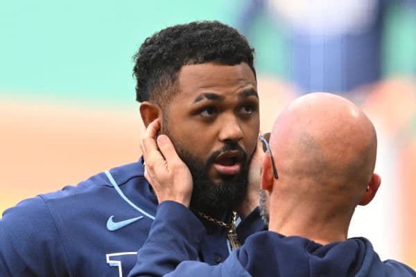 Tampa Bay Rays Star Junior Caminero Day-to-Day Following Bruised Jaw Injury