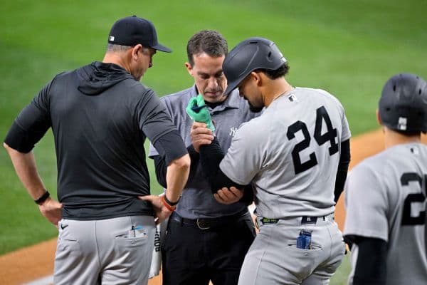 Yankees’ Jasson Dominguez to Undergo Further Testing After Elbow Injury