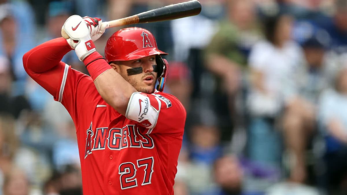 Los Angeles Angels Place Mike Trout on Injured List with Right Hamstring Injury