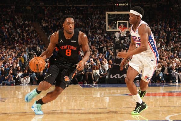Knicks' OG Anunoby Ruled Out for Game 4 vs. 76ers with Hamstring Injury
