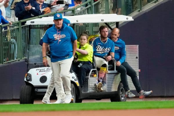 Brandon Lockridge Injury Update: Brewers Outfielder Carted Off After Crashing into Wall vs. Yankees