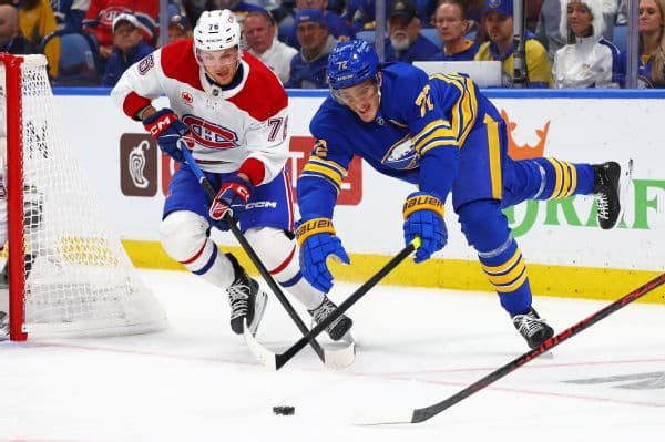 Tage Thompson Struggles as Canadiens Even Series with 5-1 Win Over Sabres