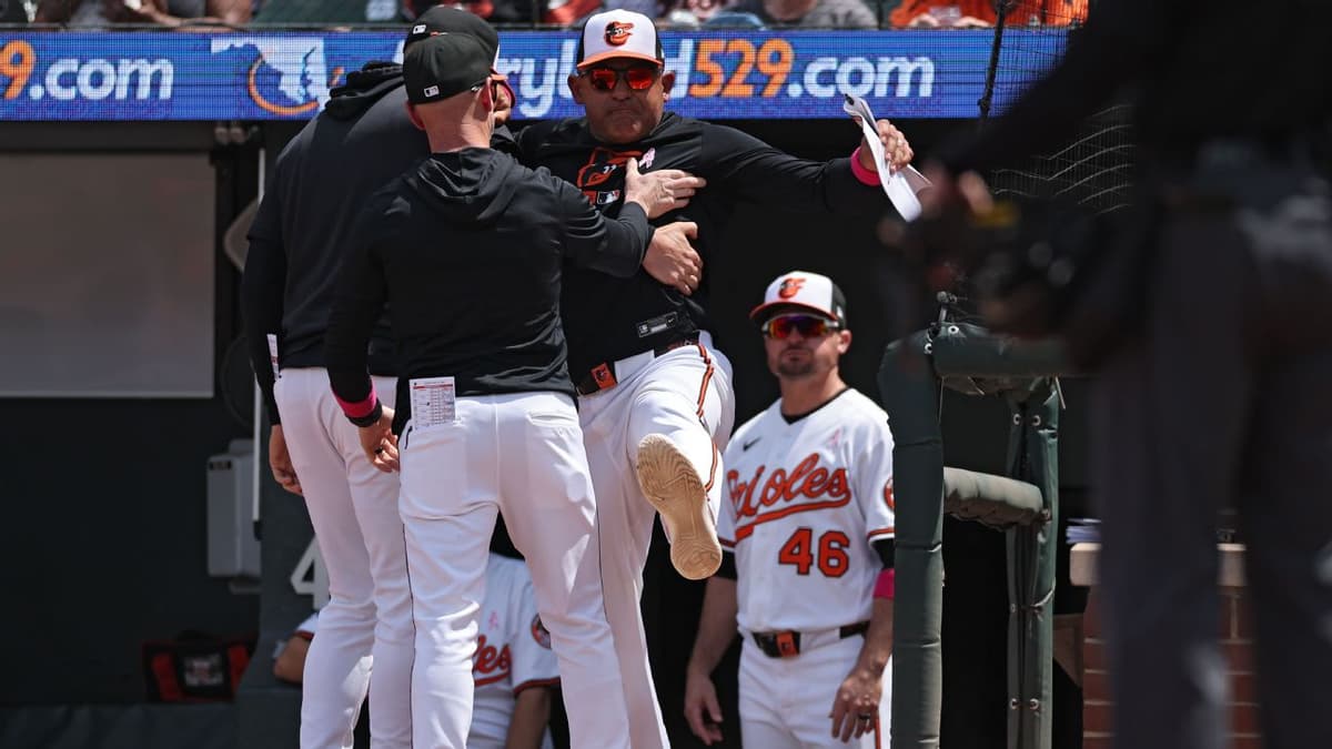 Orioles Infield Coach Miguel Cairo Ejected After Denied Challenge in Oakland