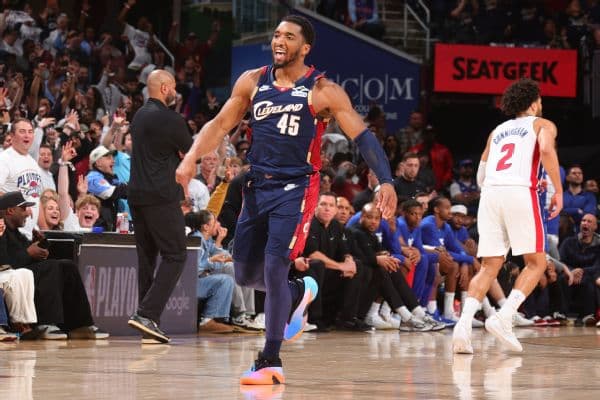 Donovan Mitchell Ties NBA Playoff Record as Cavaliers Even Series Against Pistons