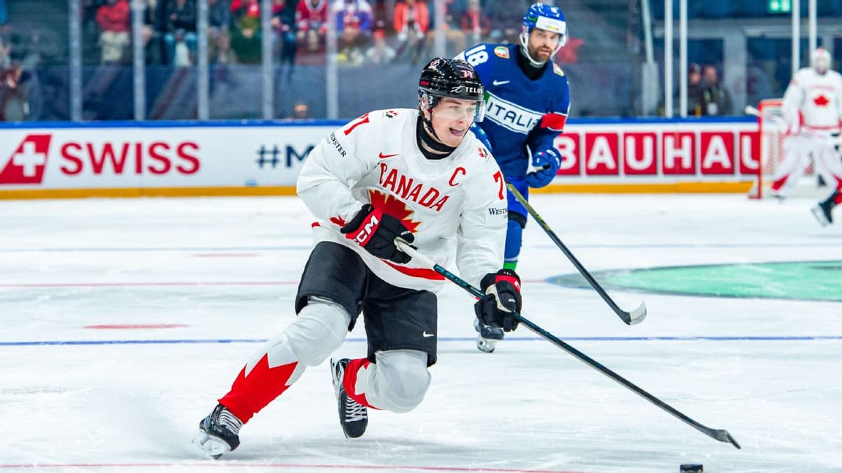 Macklin Celebrini Leads Team Canada to Shutout Victory Over Italy