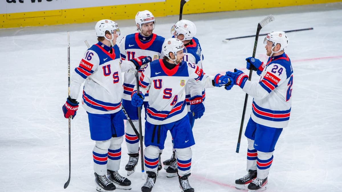 Team USA Rebounds with Dominant 5-1 Win Over Great Britain at Ice Hockey World Championship
