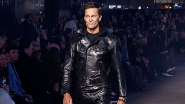 Tom Brady Swaps Cleats for Couture in Gucci Catwalk Debut at Times Square