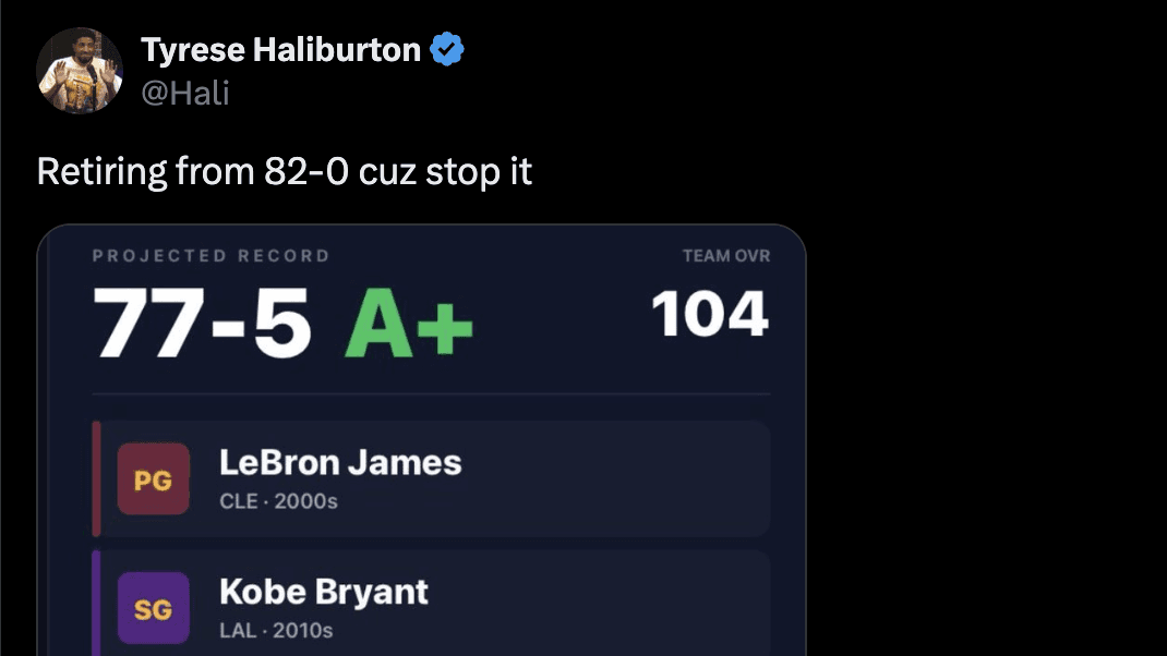 NBA Stars Tyrese Haliburton and Trey Murphy III Join Viral 82-0 Challenge
