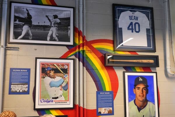 Los Angeles Dodgers Honor Glenn Burke and Billy Bean with Permanent Stadium Display