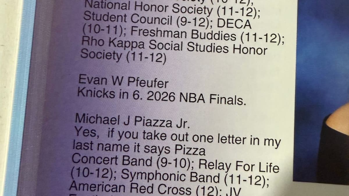 Evan Pfeufer’s 2020 Yearbook Quote Goes Viral as Knicks in 6 Prediction Nears Reality
