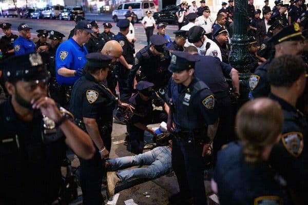 NYPD Implements Strict Security Plan Banning Gatherings Outside Madison Square Garden for NBA Finals Game 4