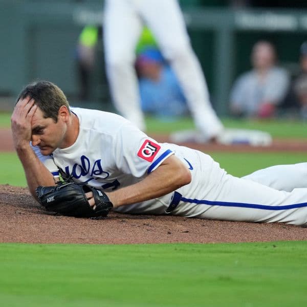 Royals Ace Seth Lugo Exits Game After Taking 106 MPH Line Drive to Head