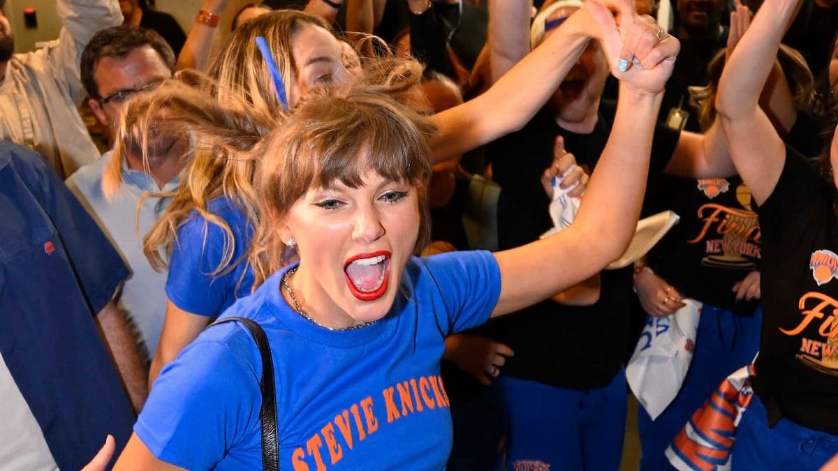 Taylor Swift, Rihanna, and Lamar Jackson Join the Chaos After Historic New York Knicks Game 4 Win