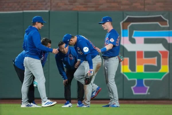 Seiya Suzuki Exits Cubs Game with Right Knee Discomfort vs. Giants