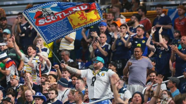 Scotland's Tartan Army Brings World Cup Energy to Miami Marlins Game