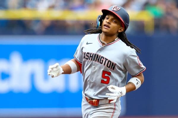 CJ Abrams Late Scratch for Nationals Due to Left Side Tightness
