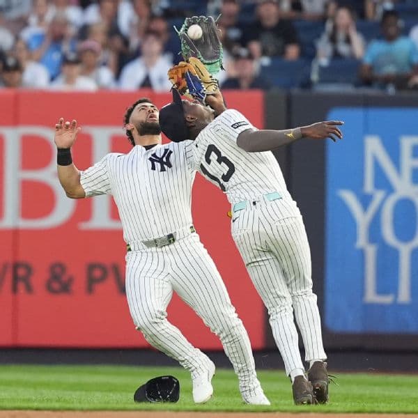 Jazz Chisholm Jr. Exits Yankees Game After Violent Collision with Jasson Dominguez
