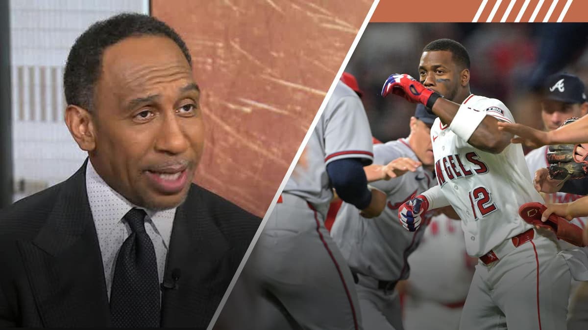 Stephen A. Smith Reacts to Braves and Angels Brawl: 'I Loved It'