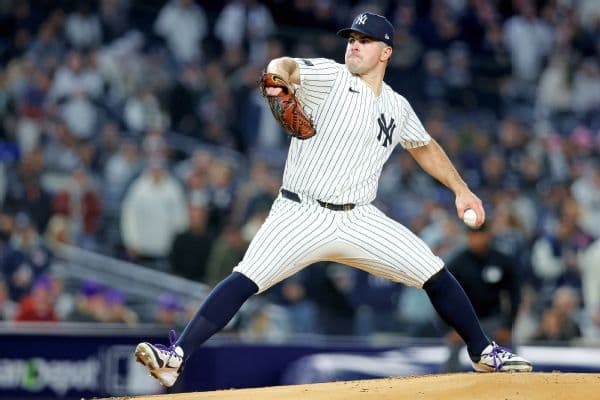 Yankees’ Carlos Rodon Suffers Hamstring Injury During Elbow Rehab Throwing Program