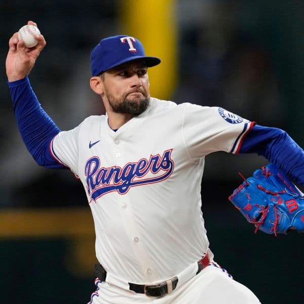 Rangers' Nathan Eovaldi Scratched from Start Against Diamondbacks Due to Left Side Tightness