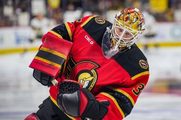 Linus Ullmark Returns to Ottawa Senators Lineup as Backup Against Vegas