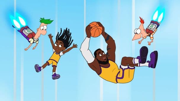 LeBron James and Daughter Zhuri Star in Disney’s ‘Cartoonified! with Phineas and Ferb’