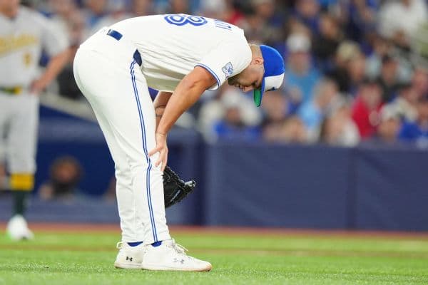Toronto Blue Jays Face Mason Fluharty Injury Concern After Pitcher Hit Twice