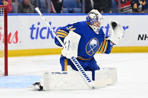 Buffalo Sabres Goalie Alex Lyon Sidelined with Lower-Body Injury Ahead of NHL Playoffs