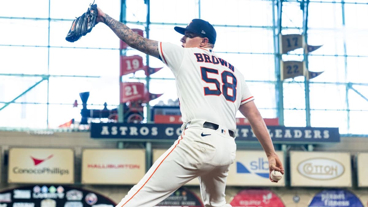 Houston Astros Place Ace Hunter Brown on 15-Day IL with Shoulder Strain