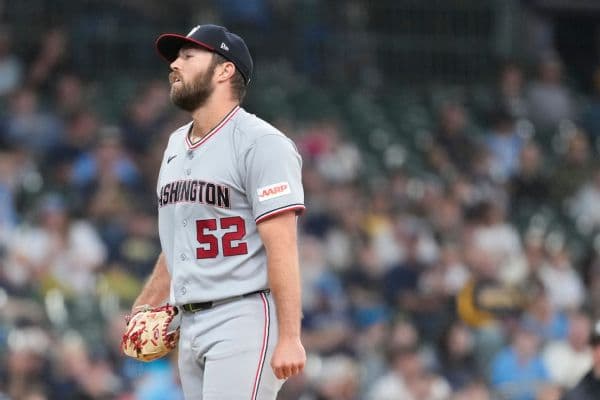 Nationals Reliever Ken Waldichuk Exits Sunday’s Game with Arm Injury
