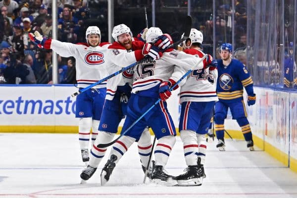 Alex Newhook's OT Goal Lifts Canadiens Past Sabres in Historic Game 7