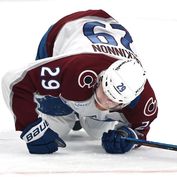 Nathan MacKinnon Hobbled as Colorado Avalanche Fall into 3-0 Hole Against Vegas